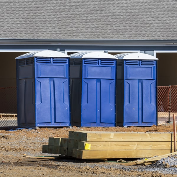 are there any restrictions on what items can be disposed of in the porta potties in Granite Falls NC